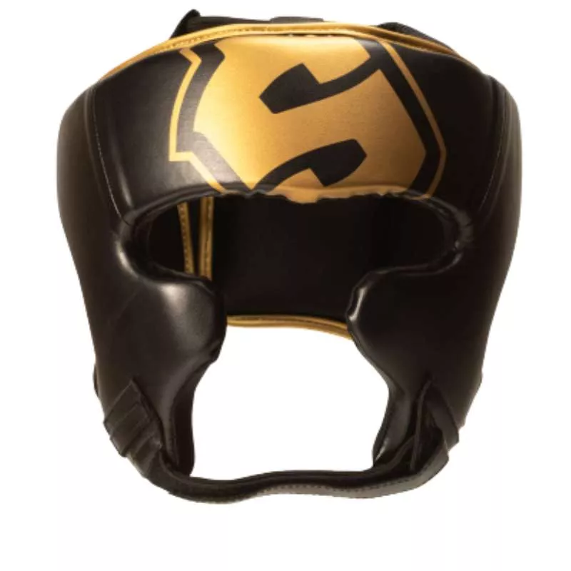 Capacete de boxe Shark SKF (preto/dourado)4