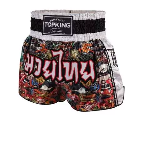 Calças Top King kick boxing 226 (branco)