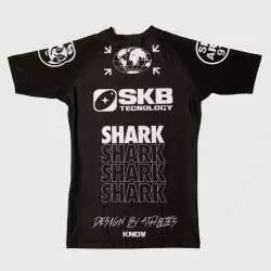 Rashguard manga curta Shark boxing SKB97 (preto) 1