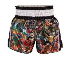 ﻿Calções TopKing de muay thai 226 (preto) 1