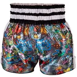 Top King Boxing muay thai short 223 (branco) 1