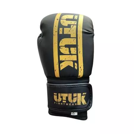 Luvas de boxe Utuk para crianças (preto/dourado)