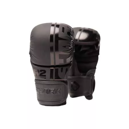 Luvas MMA Shark Boxing R2 preto mate