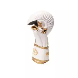 Luvas sparring Shark boxing R2 branco/dourado 2