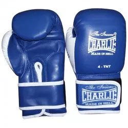 Luvas boxe Charlie crianças bat kid (azul)